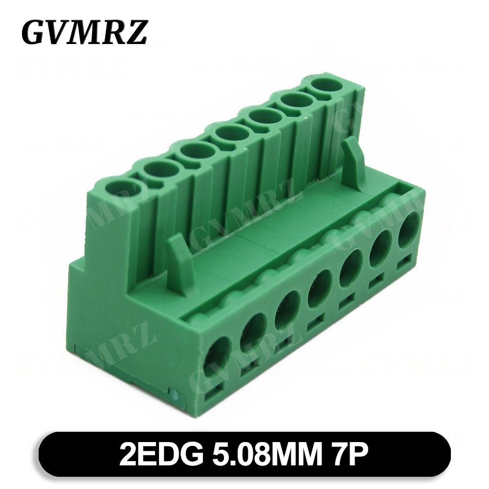 5PCS KF2EDG 2EDGK 5.08mm Terminal Block Female 5.08 PLUG-IN PCB Connector 2EDG PCB 2P 3P 4P 5P 6P 7P 8P 9P 10P 12P