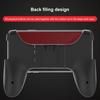 Mobile Phone Holder Non-slip Ergonomic Stretch Function Convenient Four-finger Linkage Bracket ABS Cell Phone Game Joystick Stand for Live Streaming