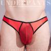 Men'S Lingerie Panties Oily Mesh Sheer Pouch Briefs Smooth Skin-Friendly Low-Rise Underwear Sexy Gay Temptation Erotic Underpant