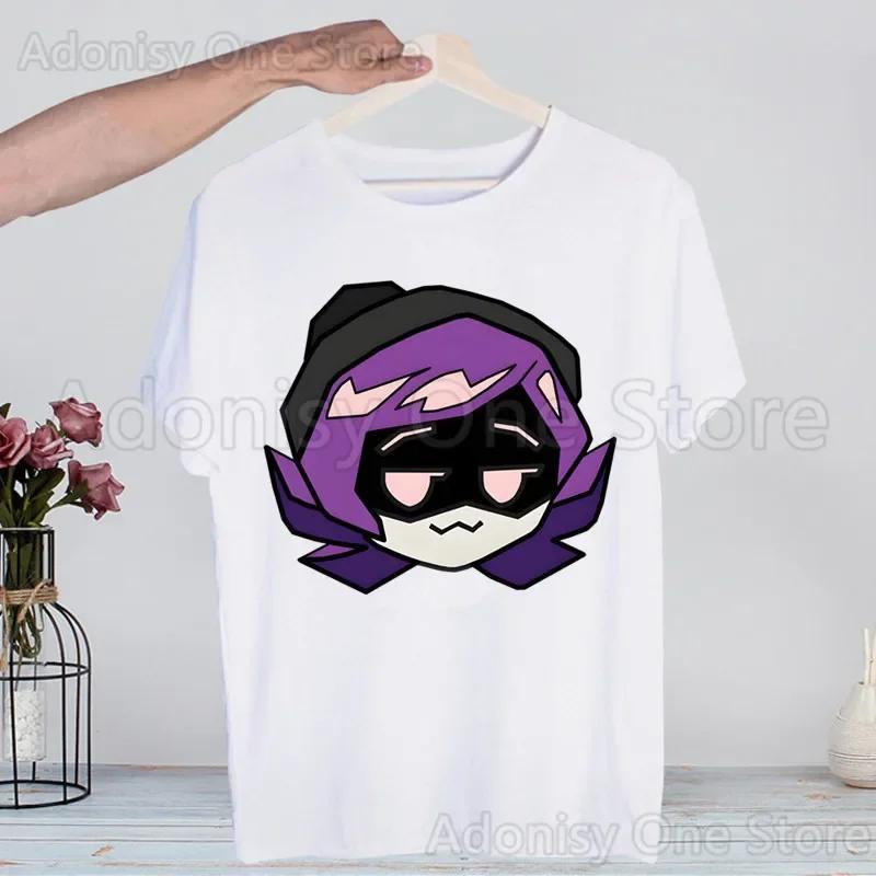 

Футболка Murder Drones Fashion Man Летняя модная футболка Повседневная белая футболка со смешным мультяшным принтом Хип-хоп топы футболка 4XL