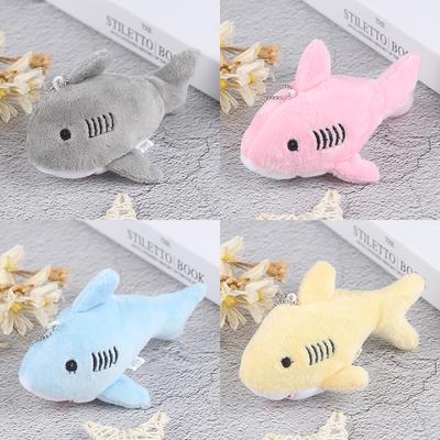 12Cm Key Chain Gift Shark Plush Stuffed Toy Doll Mini Pendant Plush Toys