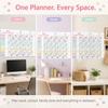 Layout Multicolore Planner Annuale 2027 Calendario Cartaceo Foglio Pianificatore Pianificazione Ufficio Domestico