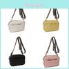 Minimalist Pu Square Crossbody Bag For Women With Wide Shoulder Strap And Inner Zipper Pocket