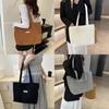 Cotton Shoulder Bag With Magnetic Closure For Daily Casual Use