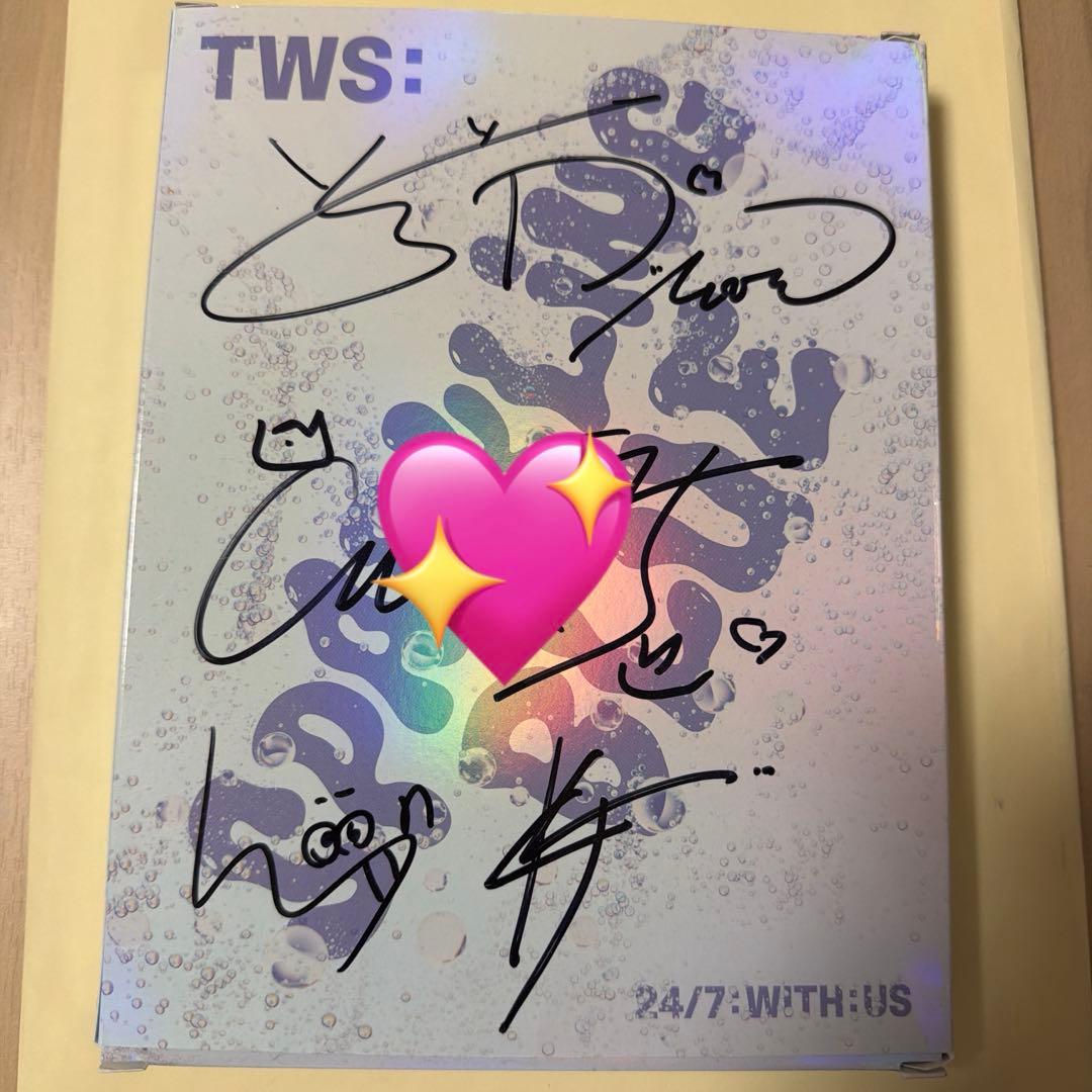 

[USED] TWS Autographed Album Sparkling Blue