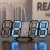 Interior Room Digital Wall Clock Living Room Hanging Bedroom Mode Home Decoration 3D LED Clocks Large Digital Watches Decor