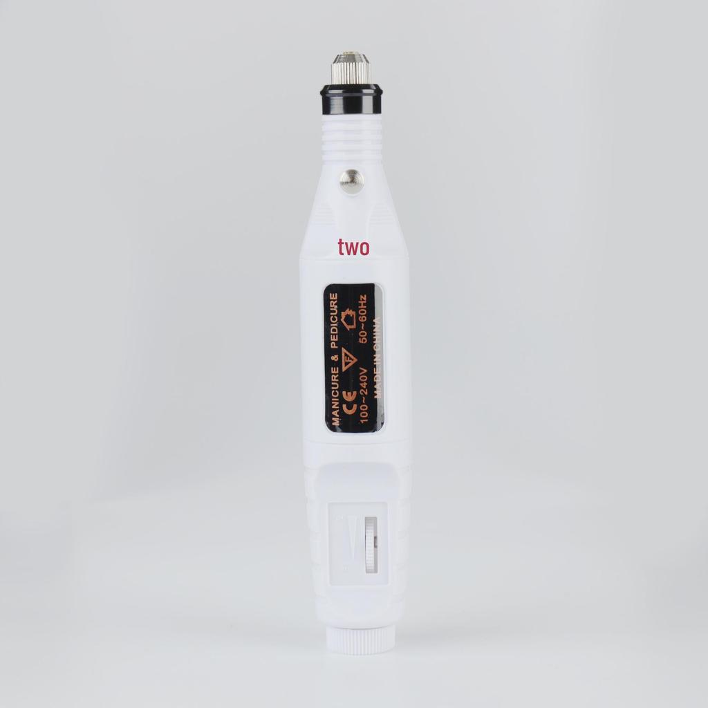 Pen-type Electric Nail File Set with EU/US Plug for Home or Salon Use