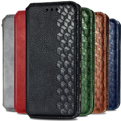 Woven Pattern Leather Flip Wallet Case For Samsung Galxay A12 A02 A42 A52 A72 A32 4G 5G A21S A51 A71 A01 A11 A31 A41 A70 A50 A30 S20 FE S21 Plus Ultra