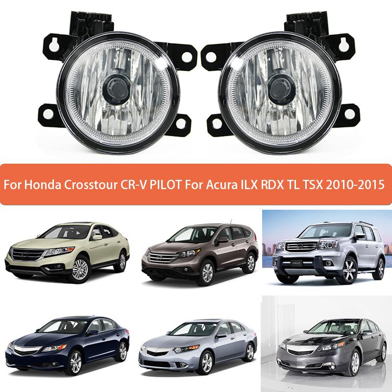 Fog Lamp For Honda Crosstour CR-V PILOT For Acura ILX RDX TL TSX Front Bumper Anti Fog Light 33900-TDA-A01 33900-STK-A11