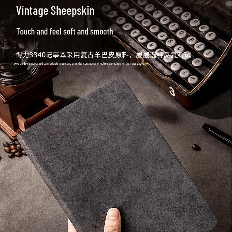 Deli A5 Business Leather Notebook