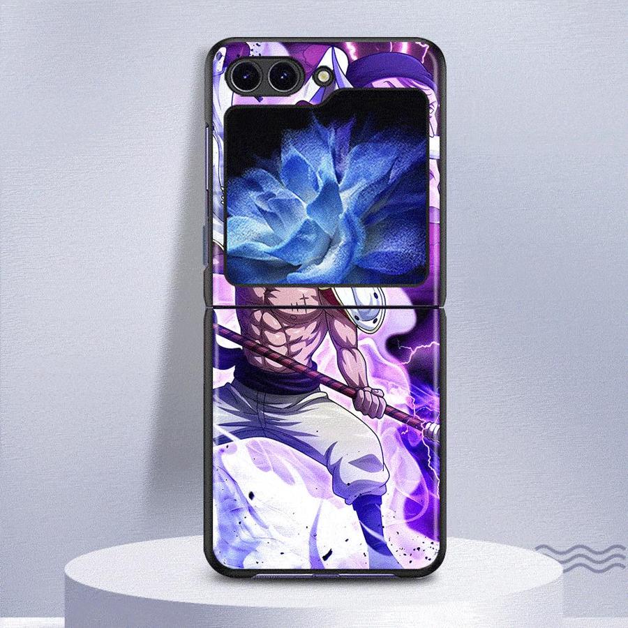Back Phone Cover Funda Case for Samsung Galaxy Flip4 Flip3 Flip6 Z Flip 7 6 5 4 3 Flip7 FE Flip5 One Piece Cool Zoro