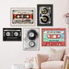 Funny Colourful Transparent Tape Cassette DJ Music Poster and Prints Canvas Printing Wall Art Picture for Living Room Home Decor
