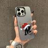 Creative Christmas M design phone case suitable for iPhone 17 16 15 14 13 12 11 Pro/Max/Plus anti drop and shockproof back cover