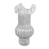 QX2E Fluorescent Glass Flower Vases for Home and Office Centerpices Shelf Decoration
