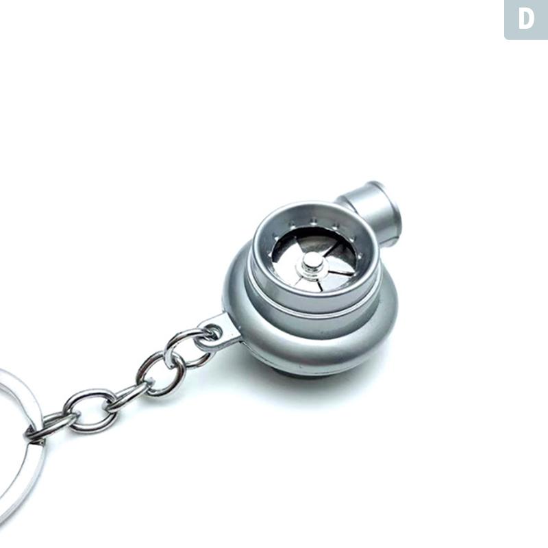 1ks LED prívesok na kľúče do auta Turbo