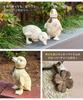 Duck Bird Garden Decorative Cute Set of 2 for Ornament, Figurine, Item, White, (Perfect Children)