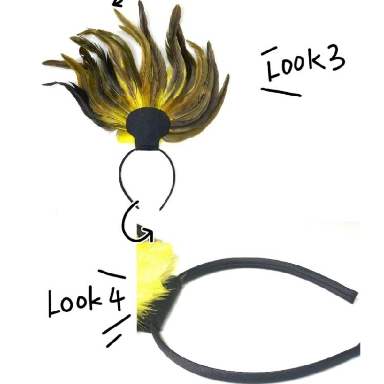 Modern Feather Hairband Fashionable Headband Festival Hair Decoration for Women Adds Elegance To Any Outfit or Event