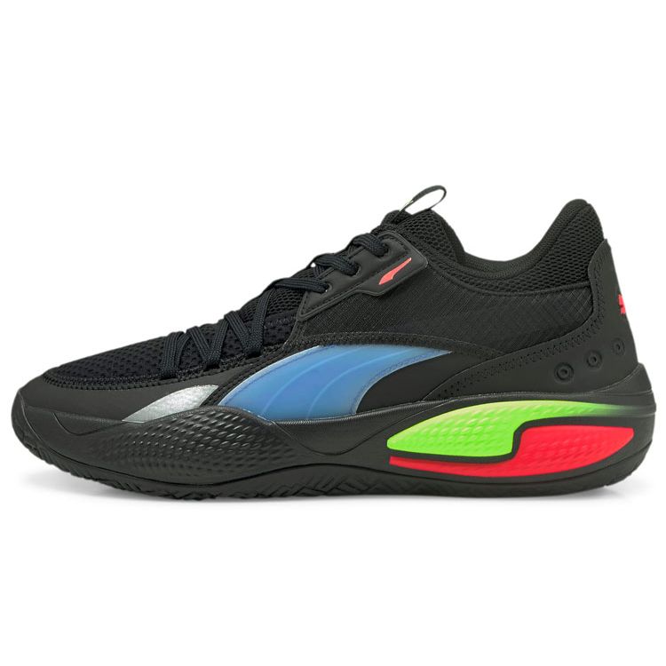 PUMA Unisex Black Court Rider Low