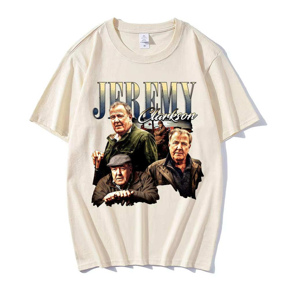 Jeremy Clarkson Graphic Tshirts Unisex Women Clothing Fashion Vintage Short Sleeves Oversized T Shirts Cotton Casual Tshirt Tops