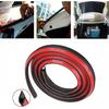 Riloer Universal 16,4 Pés(5 metros) Protetores de Borracha Preta para Bordas de Porta de Carro, Acabamento de Borda Tipo P, Protetor de Entrada de Porta Automotivo, Protetor de Borda de Porta de Carro