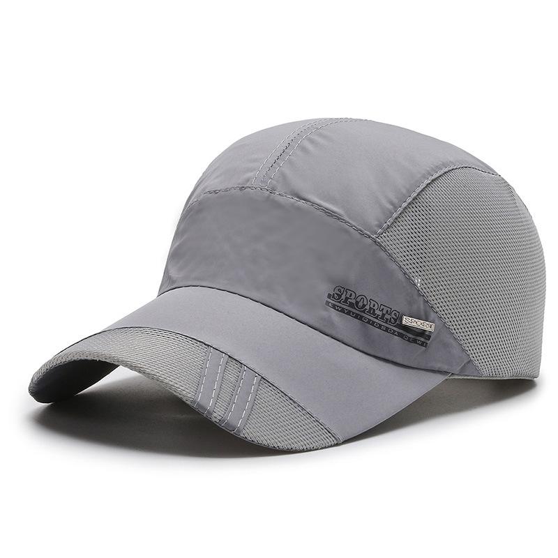 Summer Thin Men's Hat Sweat-absorbing Net Hat Breathable Outdoor Suhade Fishing Hat Sunscreen Baseball Cap Breathable Adjustable