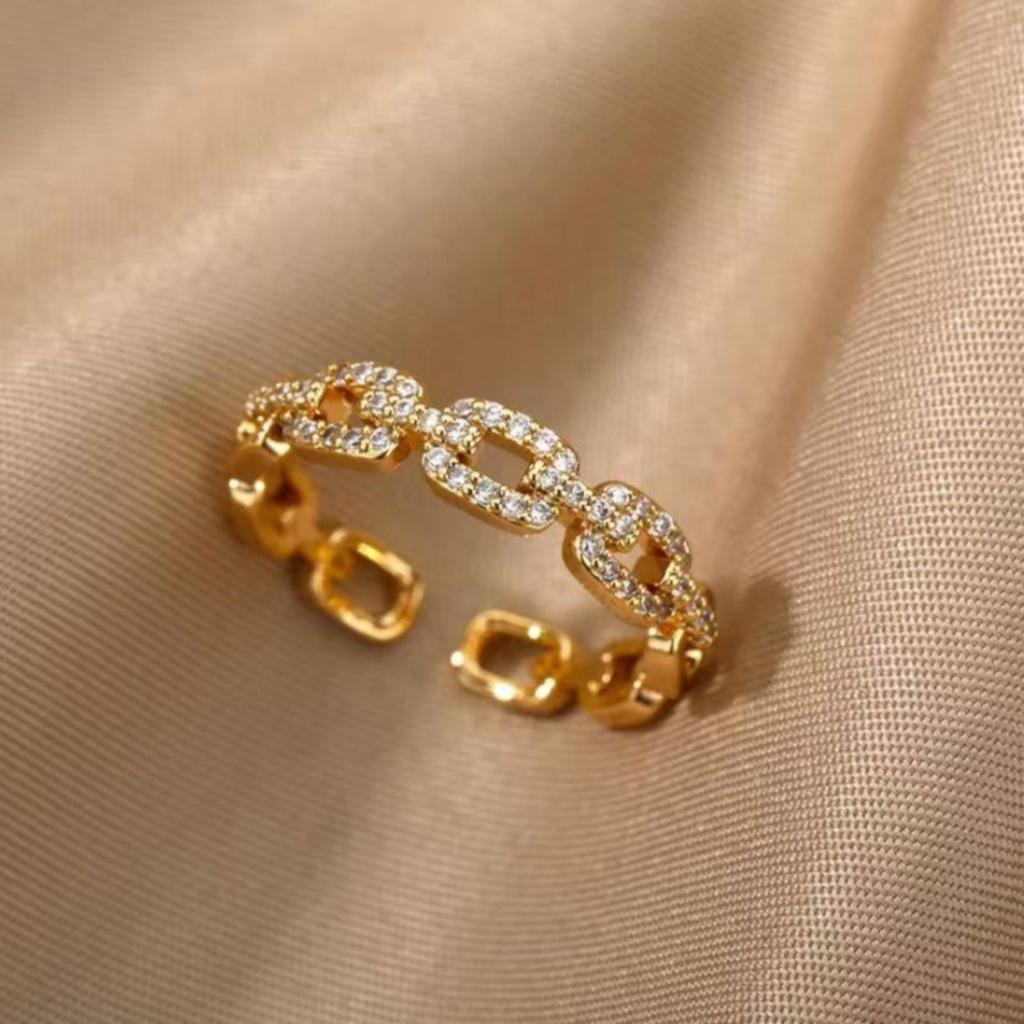 Romantic Elegant Open Rings for Couple Anniversary Wedding Jewelry Accessories Gift
