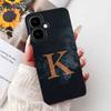 For Infinix Smart 10 4G 6.67" 2025 Case Popular Letter A-Z Crown Soft Silicone TPU Cover For Infinix Smart10 smart10 Phone Cases