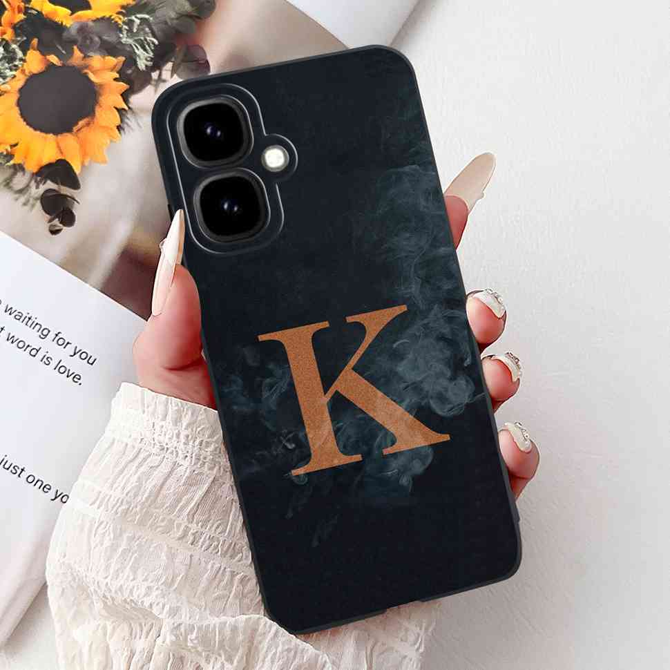 For Infinix Smart 10 4G 6.67" 2025 Case Popular Letter A-Z Crown Soft Silicone TPU Cover For Infinix Smart10 smart10 Phone Cases