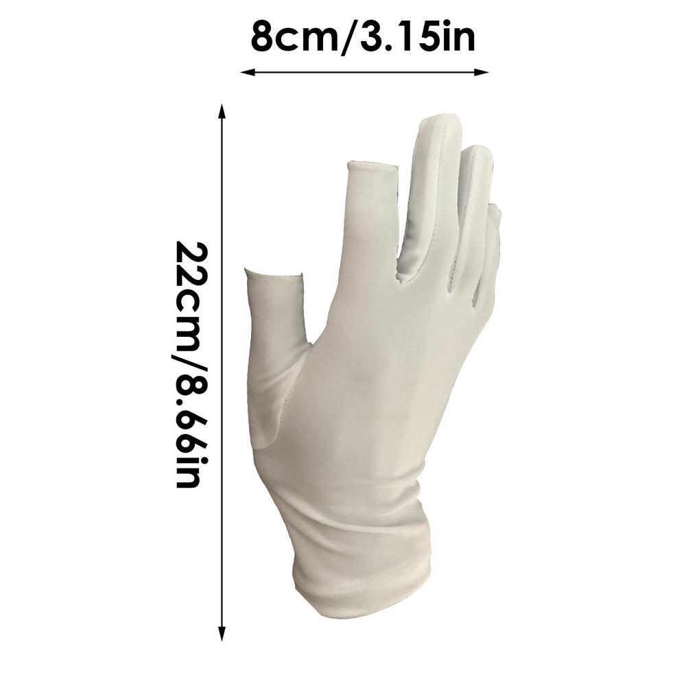 Nylon Anti-slip Fishing Gloves Two Fingers Dispensing Cut Fishing Outdoor Sports Breathable Half Finger Fishing Gloves