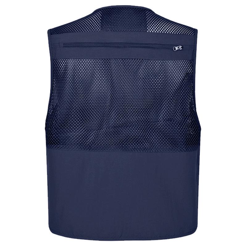 Men's Summer Mesh Multi-Pocket Fishing Vest – Outdoor Lightweight Sleeveless Jacket