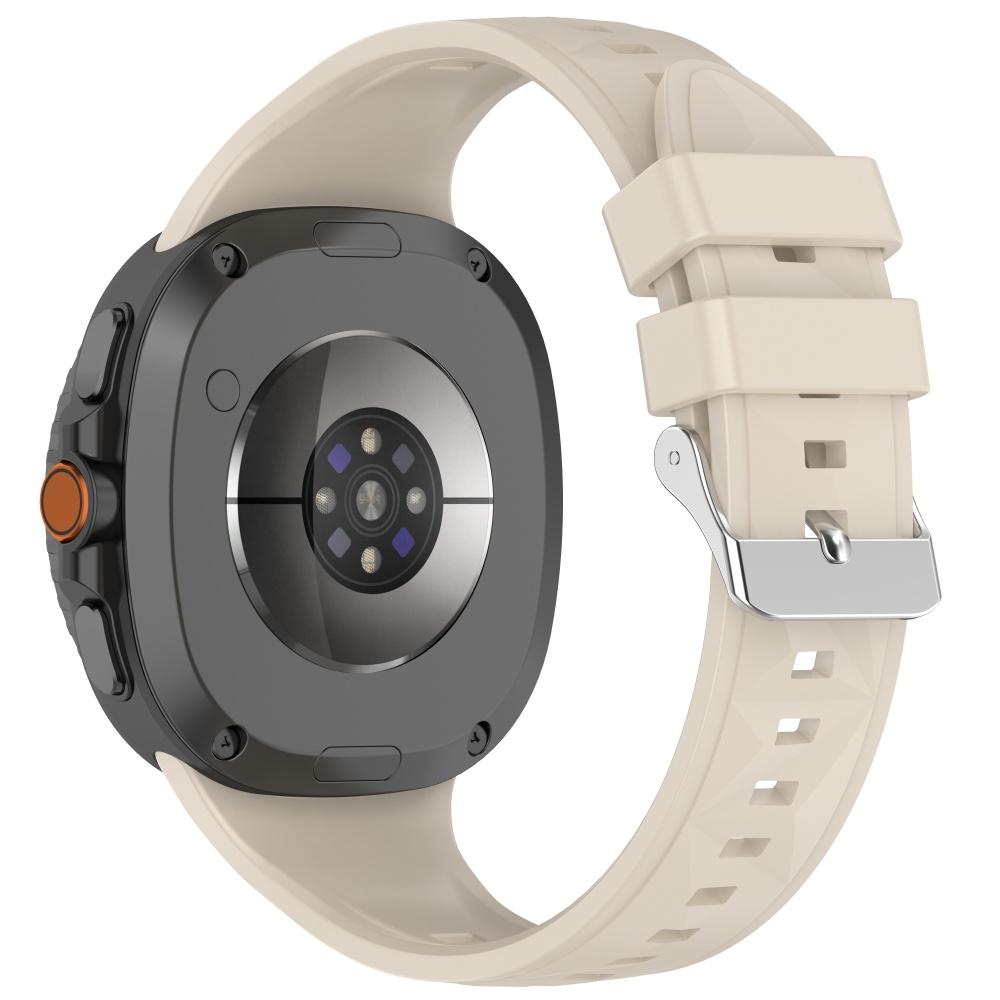 Pulseira de Relógio Para Samsung Galaxy Watch 8 44mm 40mm Pulseira de Silicone Respirável Para Samsung Watch 8 Classic 46mm Pulseira