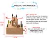 RTS Custom Logo Wooden Castle Music Boxes Tune Melody Magnetic Driven Car Rotating Feature Customizable Music Box Unique Logo