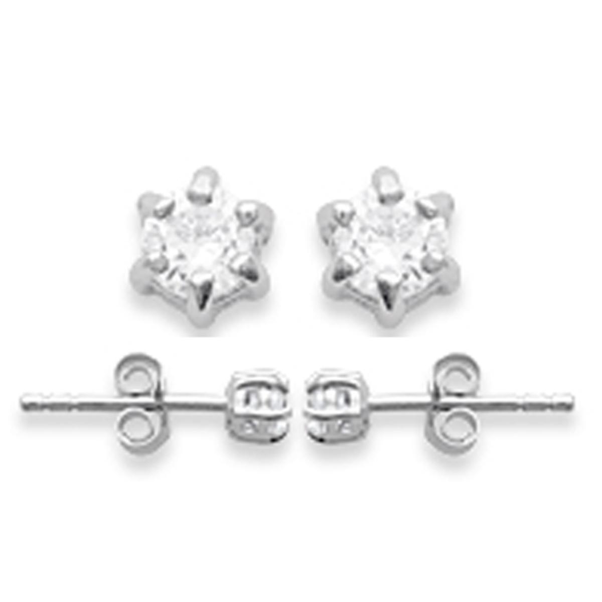 

Les Trésors De Lily [D7275] - Серебряные серьги L Essentiel Серебро белое (родиевое покрытие) - 3 мм