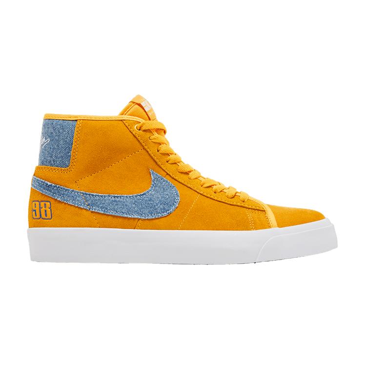 Grant Taylor x Nike Zoom Blazer Mid Pro GT SB University Gold Denim 38.5