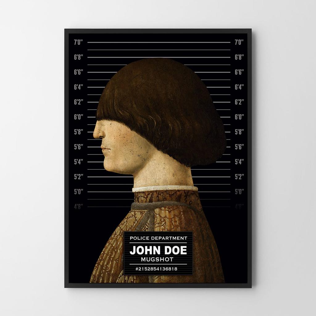 Pop Art Poster John Doe Portrait
