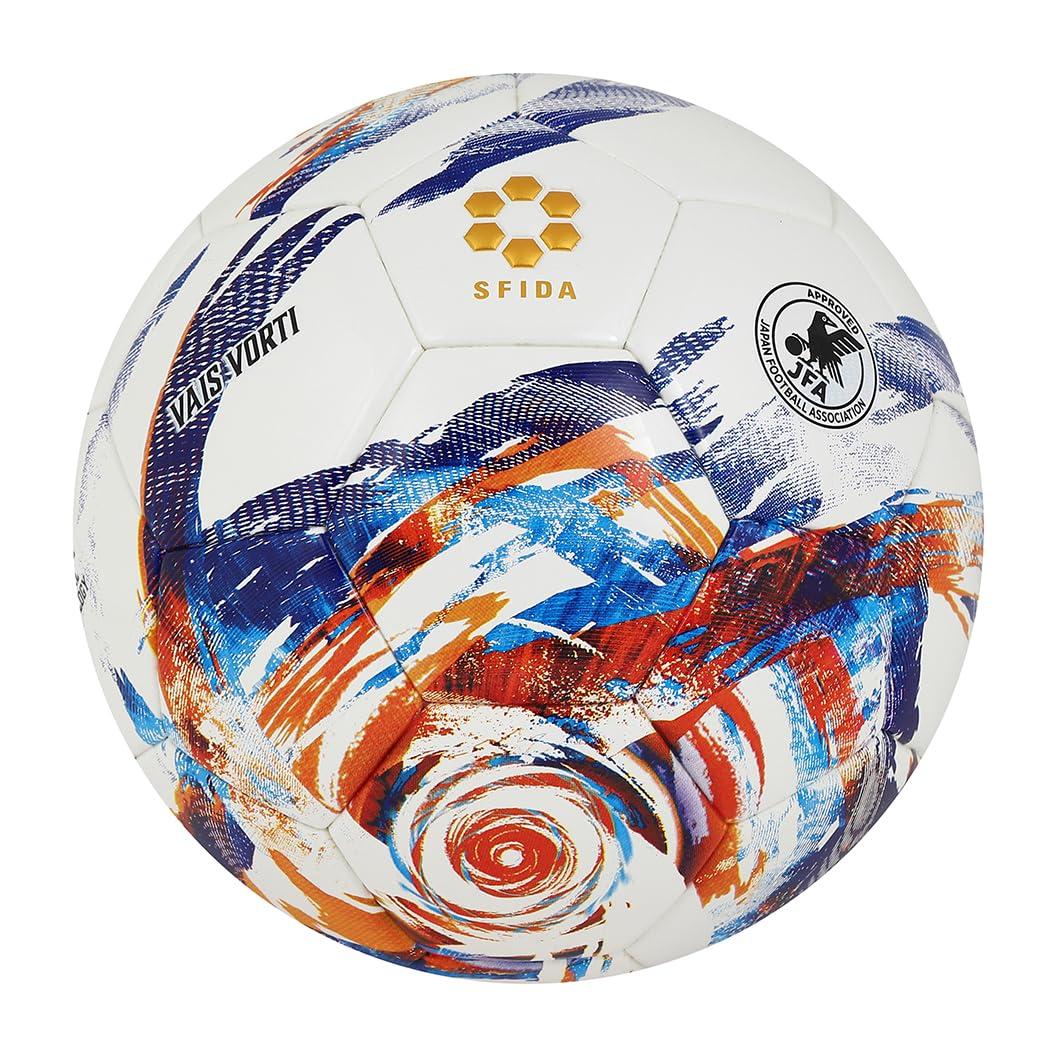 

[JFA Certified Soccer Ball] SFIDA VAIS VORTI Jr. Soccer Ball, Size 5, White/Blue