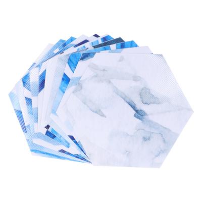 3D-Simulations-Hexagon-Fliesenaufkleber PVC Selbstklebend Anti-Rutsch Bodenaufkleber für Zuhause
