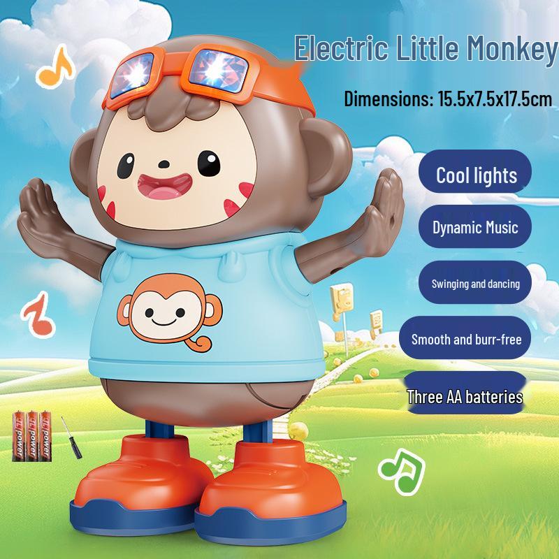 Electric Rocking Penguin Toy with Lights, Music, Singing & Dancing Functions