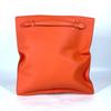 HERMES Flap Pouch Puri Plat Two fold Clutch bag Swift Orange Unused