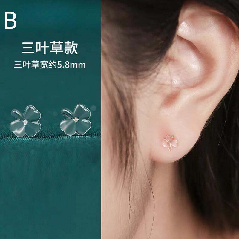 5 par mini transparenta hartsörhängen stjärnöronpinne för kvinnor män anti-allergi örsnibb underhåll nålning smycken örhängen