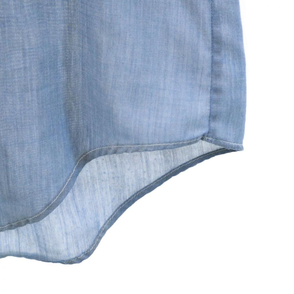 BIG MAC 70s vintage Long sleeve Chambray shirt M Blue PENN-PREST Men's Used