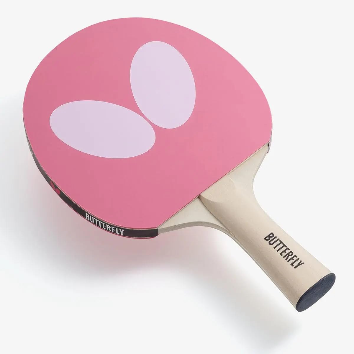 Butterfly Table Tennis Logo Racket for Leisure with PPJ Sticker Use, (Pink) розовый