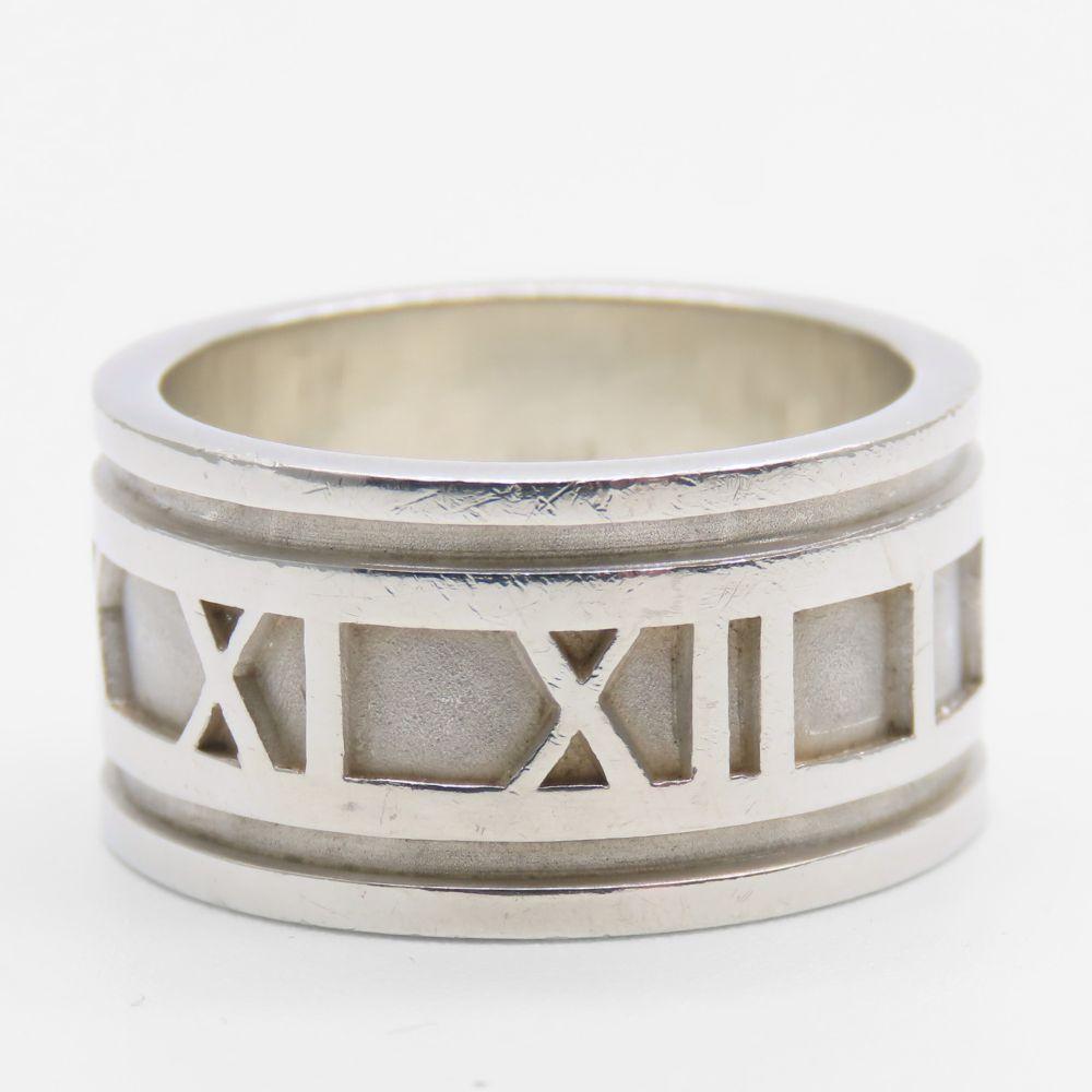 Used TIFFANY&Co. Ring Atlas EU#58.5 Silver925 12.9g Silver Wide