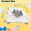 Elephant Baby Comforter Blanket Soft Appease Towel Baby Rattle Animals Toys Soothe Reassure Sleeping Towel Lathe HangingToddler