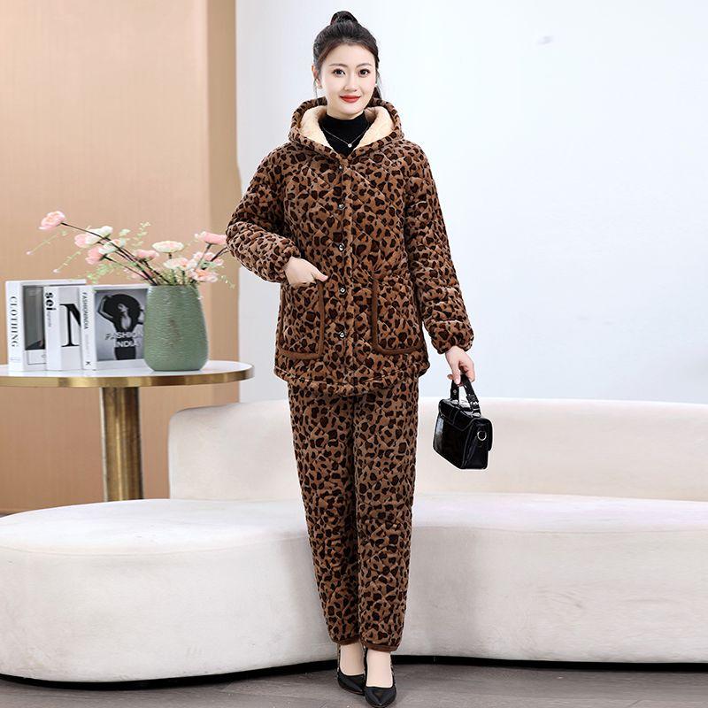 

Дутая куртка, Пальто, Модная домашняя куртка, Женское пальто, Утепленный комбинезон с плюшем, Дутая куртка с леопардовым принтом, Хлопковый брючный костюм XXXXL