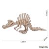 Giocattolo Dinosauro Stampato in 3D Statuetta Scheletro T-Rex Mosasaurus Preistorico da Collezione Articolato Decorazione da Scrivania per Adolescenti