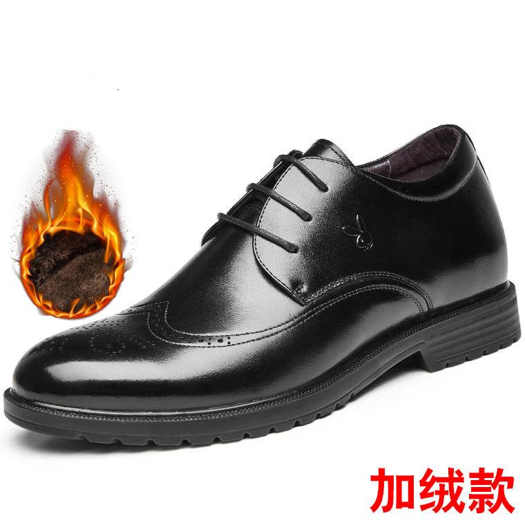 

Мужские туфли 2025 года, летние деловые кожаные туфли в британском стиле, дышащая мягкая подошва, резные туфли Brock, большой размер, увеличение 44