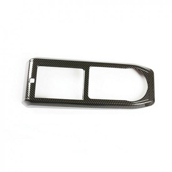 Carbon Fiber Interior Gear Box Panel Cover Trim ABS Fits 2016- Toyota Tacoma