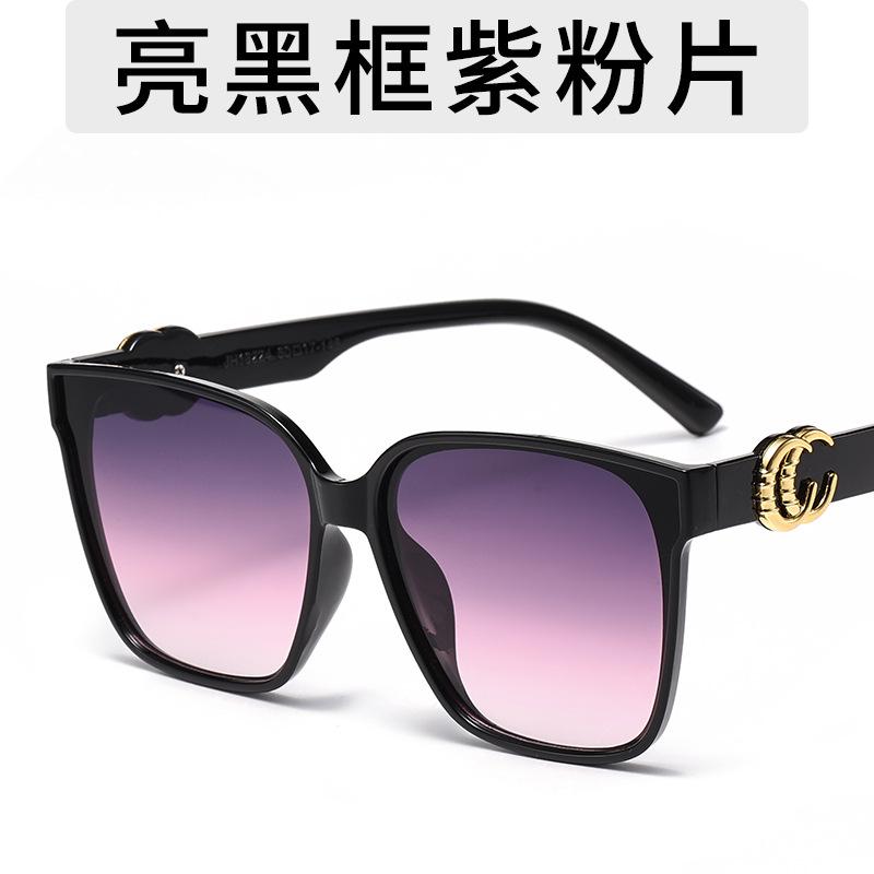 Cool Oversize Frame Women Sunglasses Luxury Square UV400 Outdoor Travel Sunshine Goggles Popular Style