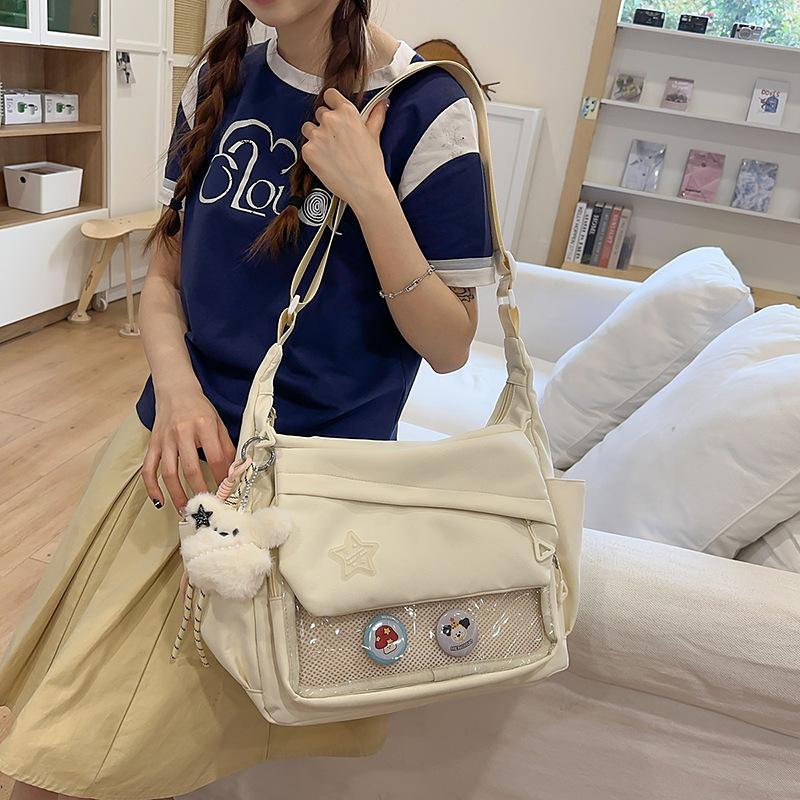 Japanese Versatile High-value Single-shoulder Crossbody Bag Ins College Style Soft Girl Bag Bar Pain Bag Backpack